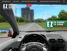 Tablet Screenshot of ezdrivingschoolva.com